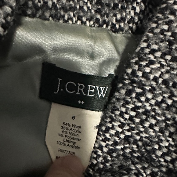 J.Crew  Gray Tweed Coat - Picture 5 of 5